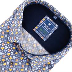 REDMOND Freizeithemd blau