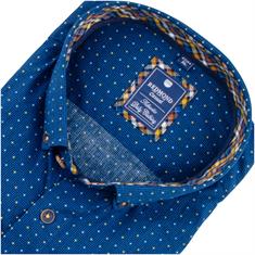REDMOND Freizeithemd blau