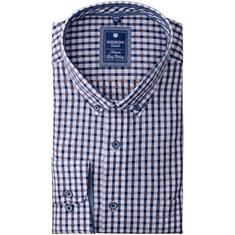 REDMOND Freizeithemd blau