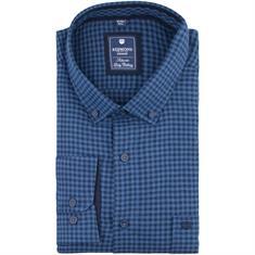 REDMOND Freizeithemd blau