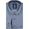 REDMOND gemustertes Freizeithemd blau