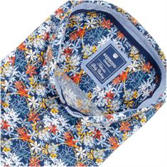 REDMOND halbarm Freizeithemd blau