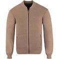 REDMOND Strickjacke hellbraun