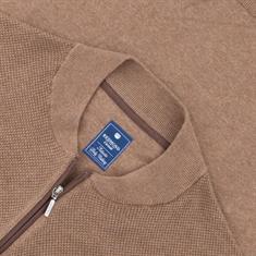 REDMOND Strickjacke hellbraun