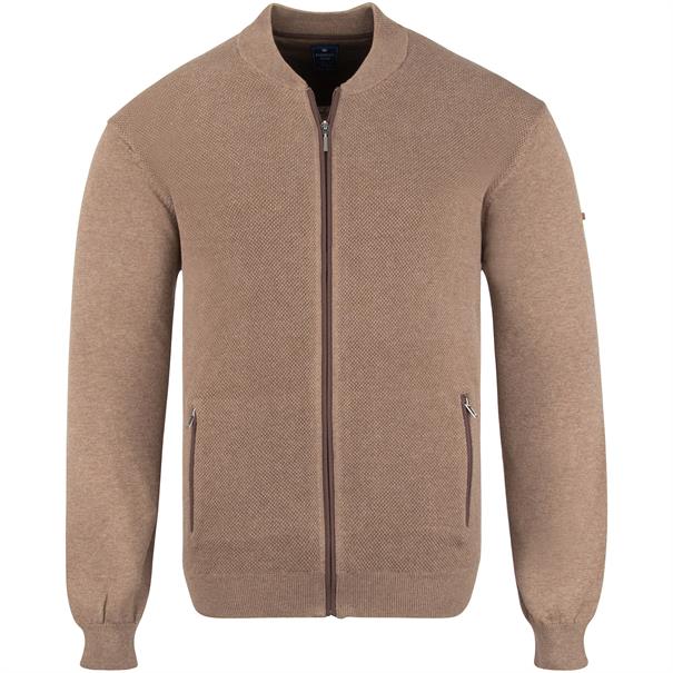 REDMOND Strickjacke hellbraun