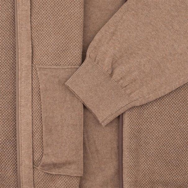 REDMOND Strickjacke hellbraun