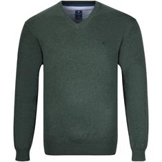 REDMOND V- Pullover grün