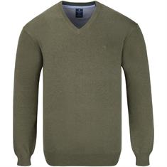 REDMOND V- Pullover grün