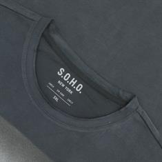 S.O.H.O. Langarmshirt anthrazit