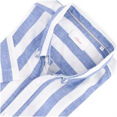 S.OLIVER halbarm Freizeithemd blau