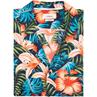 S.OLIVER halbarm Hawaiihemd blau