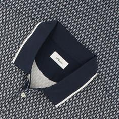 S.OLIVER halbarm Poloshirt dunkelblau