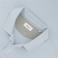 S.OLIVER halbarm Poloshirt hellblau