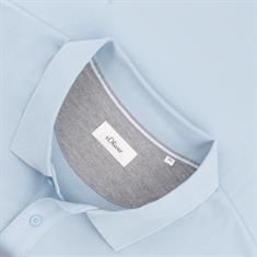 S.OLIVER halbarm Poloshirt hellblau