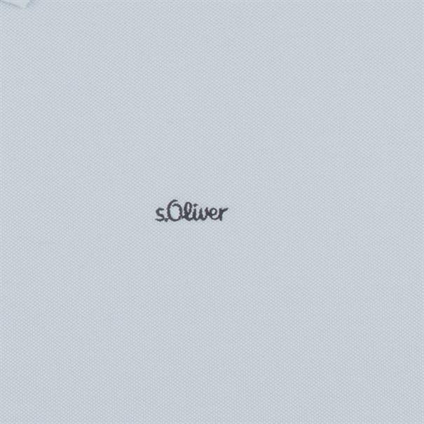 S.OLIVER halbarm Poloshirt hellblau