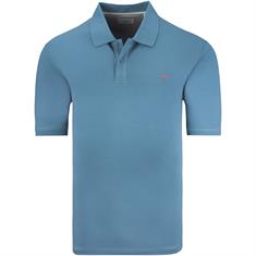 S.OLIVER halbarm Poloshirt mittelblau