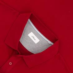 S.OLIVER halbarm Poloshirt rot