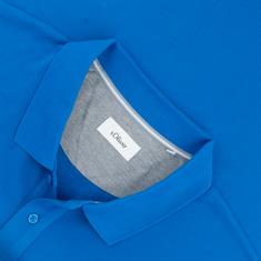S.OLIVER halbarm Poloshirt royal-blau