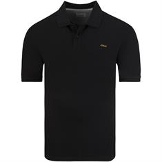 S.OLIVER halbarm Poloshirt schwarz