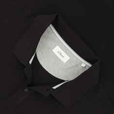 S.OLIVER halbarm Poloshirt schwarz