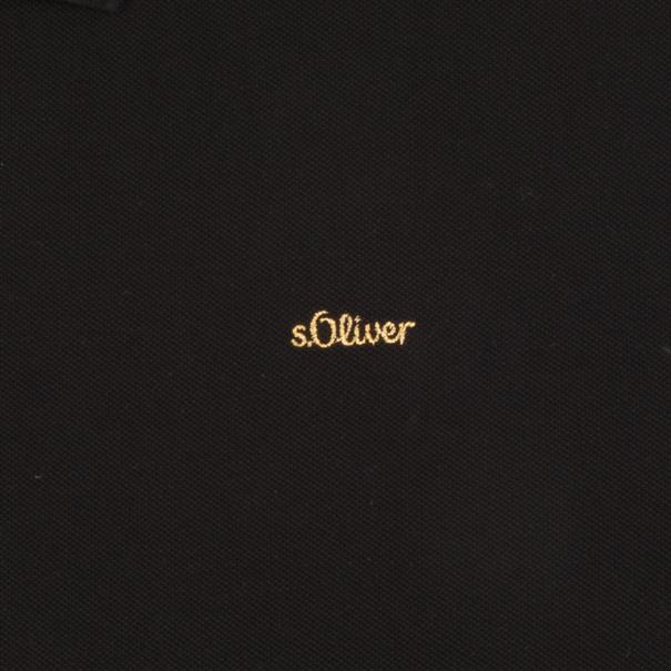 S.OLIVER halbarm Poloshirt schwarz