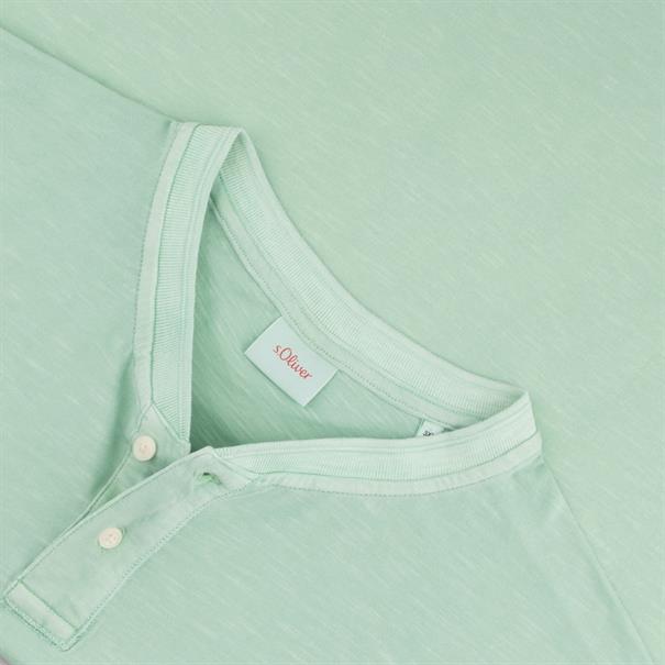 S.OLIVER Henley-T-Shirt mint