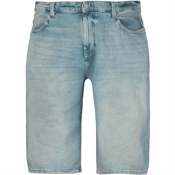 S. OLIVER Jeans-Short hellblau
