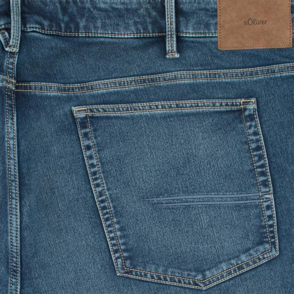 S.OLIVER Jeans-Shorts blau