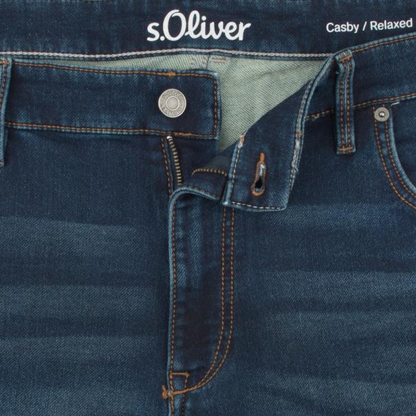 S.OLIVER Jeans-Shorts dunkelblau