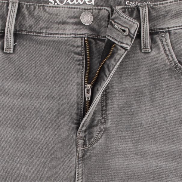S.OLIVER Jeans-Shorts grau