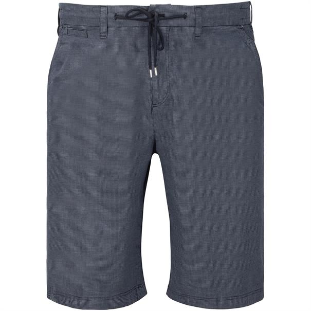 S.OLIVER karierte Shorts dunkelblau