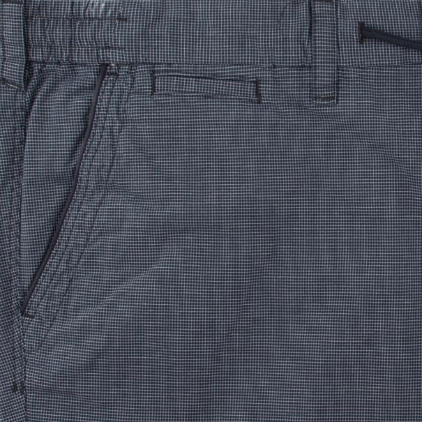 S.OLIVER karierte Shorts dunkelblau