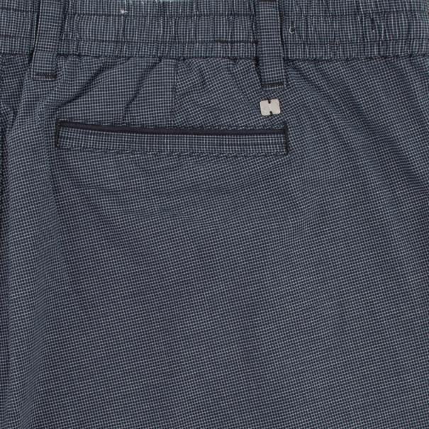 S.OLIVER karierte Shorts dunkelblau