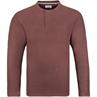 S.OLIVER langarm Henley-T-Shirt bordeaux