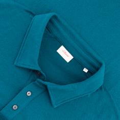 S.OLIVER langarm Polo petrol