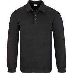 S.OLIVER langarm Polo schwarz