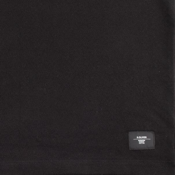 S.OLIVER langarm Polo schwarz