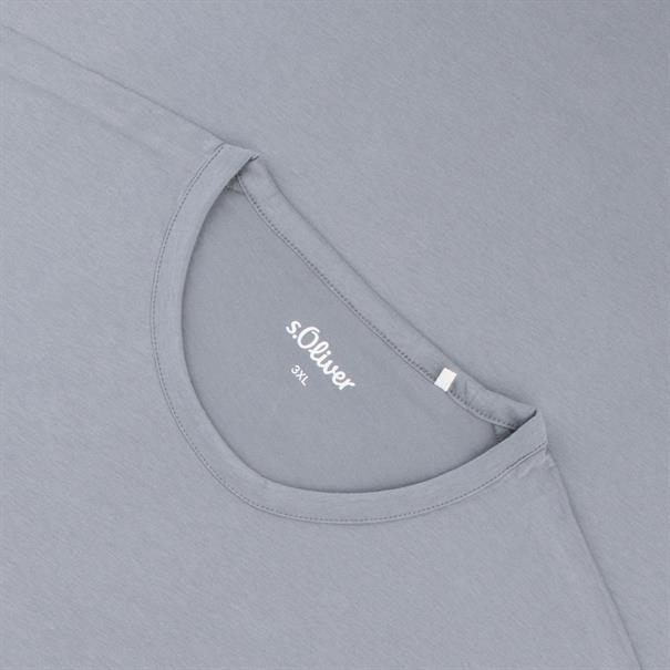 S.OLIVER langarm T-Shirt grau