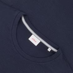 S.OLIVER Langarmshirt blau