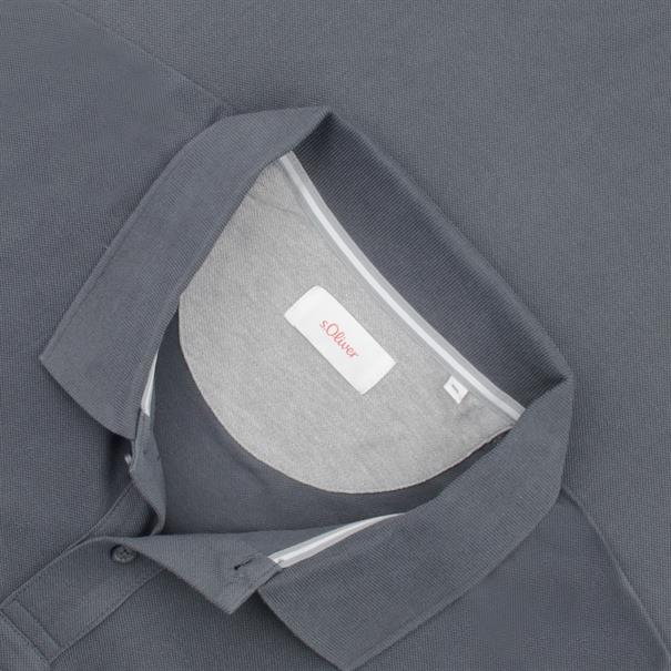S.OLIVER Poloshirt anthrazit