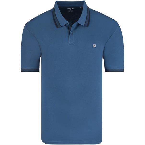 S.OLIVER Poloshirt blau