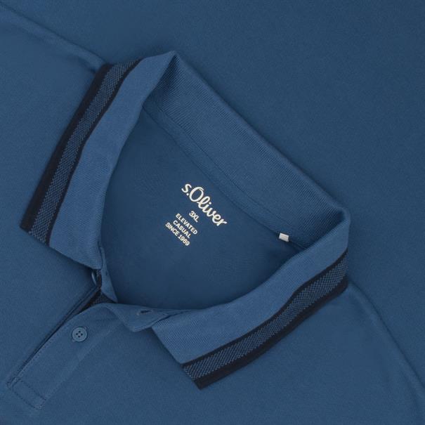 S.OLIVER Poloshirt blau