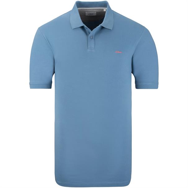S.OLIVER Poloshirt - EXTRA lang blau