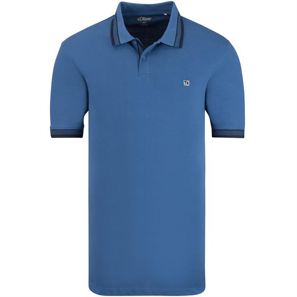 S.Oliver Poloshirt - EXTRA lang blau
