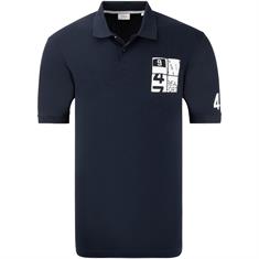 S.OLIVER Poloshirt - EXTRA lang dunkelblau