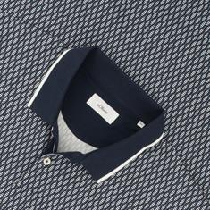 S.OLIVER Poloshirt EXTRA lang dunkelblau