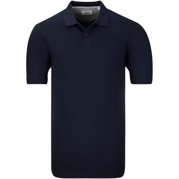 S.OLIVER Poloshirt EXTRA lang dunkelblau