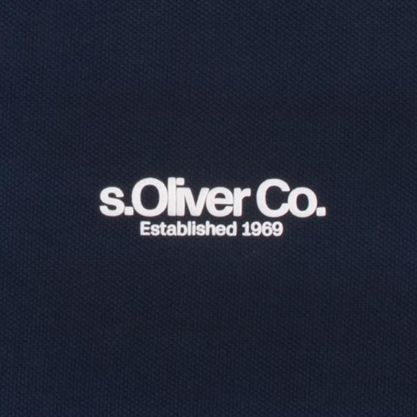 S.OLIVER Poloshirt - EXTRA lang dunkelblau