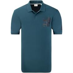 S.OLIVER Poloshirt - EXTRA lang dunkelgrün
