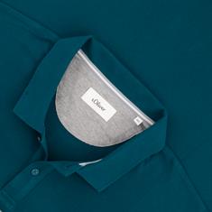 S.OLIVER Poloshirt - EXTRA lang grün